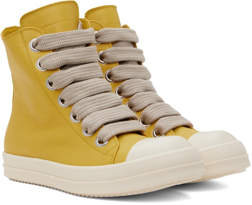 Rick Owens Porterville Jumbolaced Sneakers in Yellow for Men