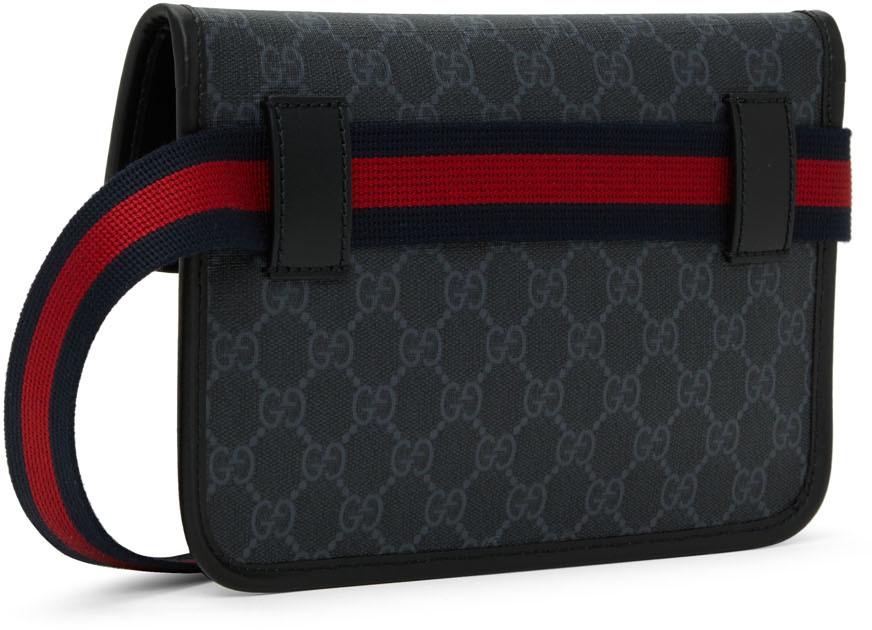 Gucci GG Black Belt Bag for Men Lyst UK