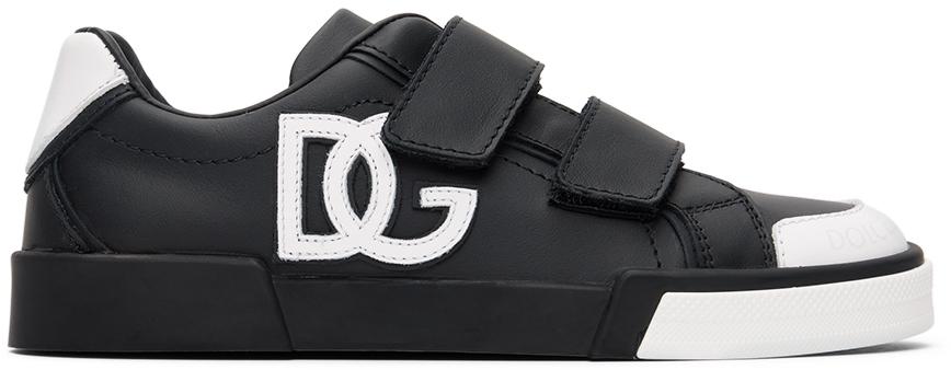 Dolce & Gabbana レディース キッズ｜ブラック カーフスキン Portofino 