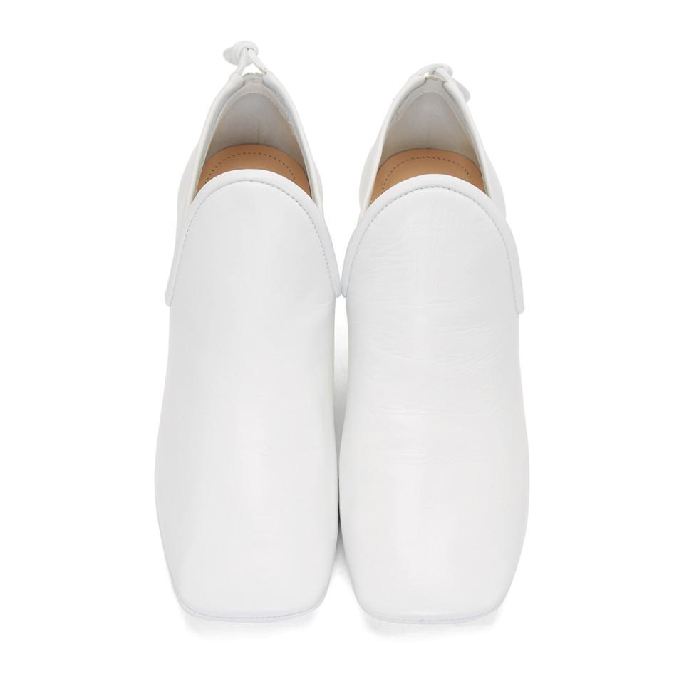 lemaire soft heeled loafers