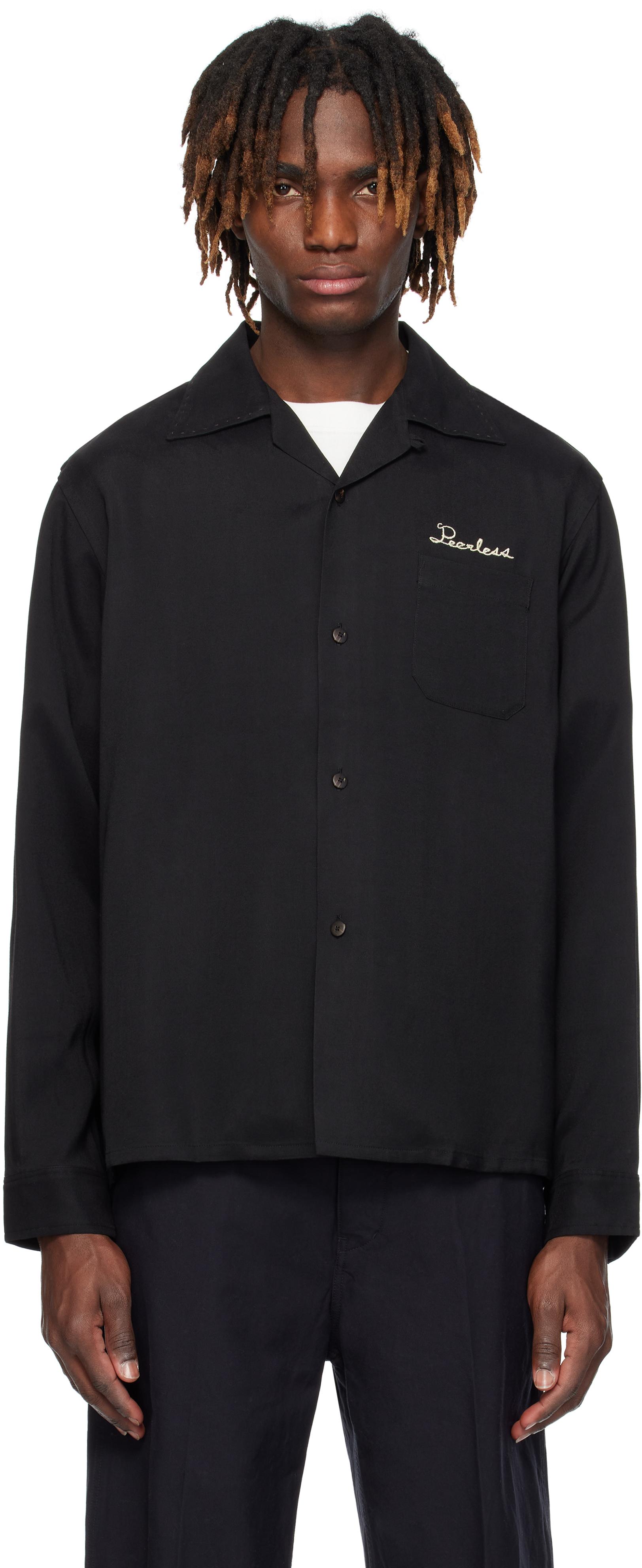 ず*う様 visvim KEESEY SP SHIRT S/S (W/SI/LI 0125105011014_BLACK_01.jpg?
