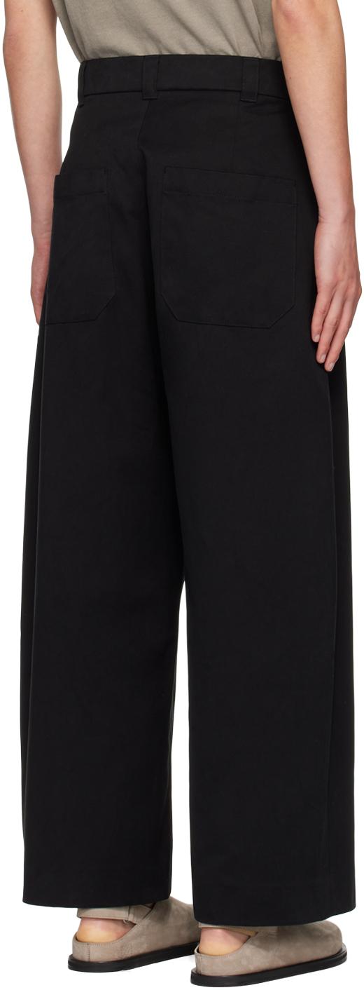 Studio Nicholson Sorte Trousers in Black for Men | Lyst
