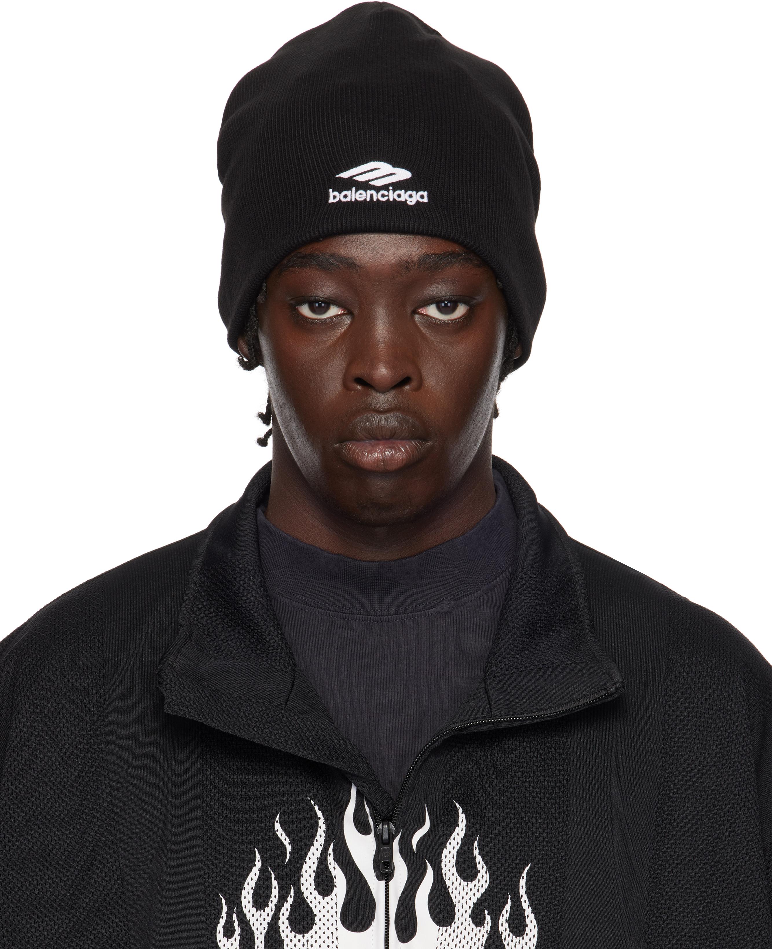 確実正規品 balenciaga skiwear 3b icon ビーニー 2 Bonnet De Ski Noir À Logo 3B Sports Balenciaga pour homme en