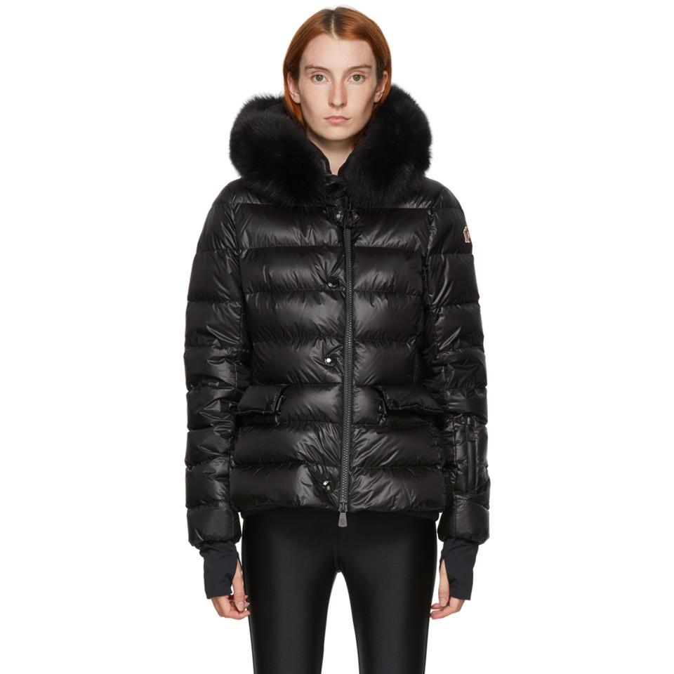 3 MONCLER GRENOBLE Synthetic Black Down Armonique Puffer Jacket | Lyst
