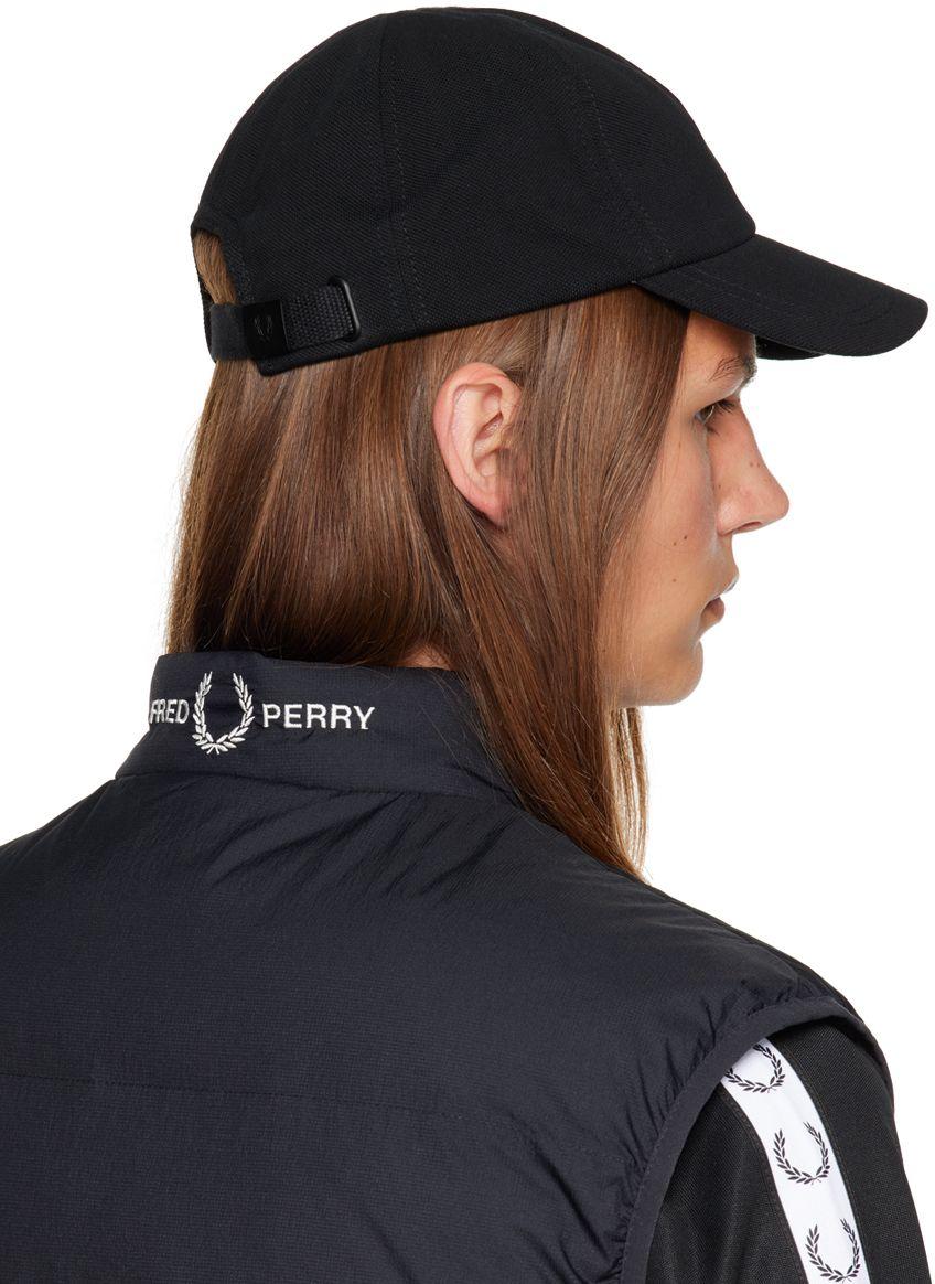 Fred Perry Black Classic Cap in Blue for Men | Lyst