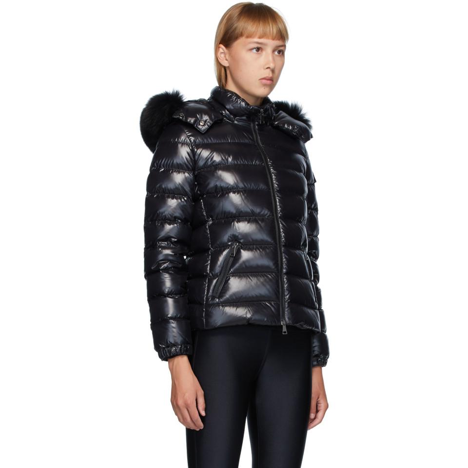 Moncler Badyfur Fur Trim Puffer Jacket In Black Save 31 Lyst