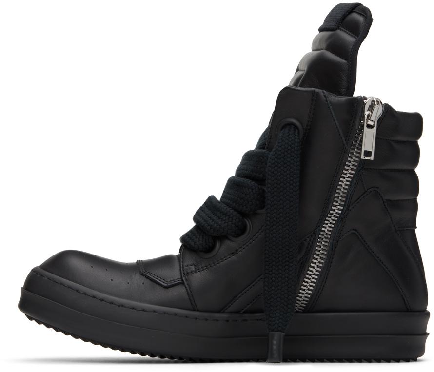 Rick Owens Bumper Geobasket Sneakers in Black for Men | Lyst
