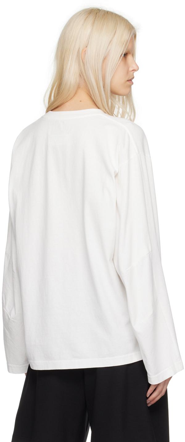 MM6 by Maison Martin Margiela レディース ホワイト クルーネック 