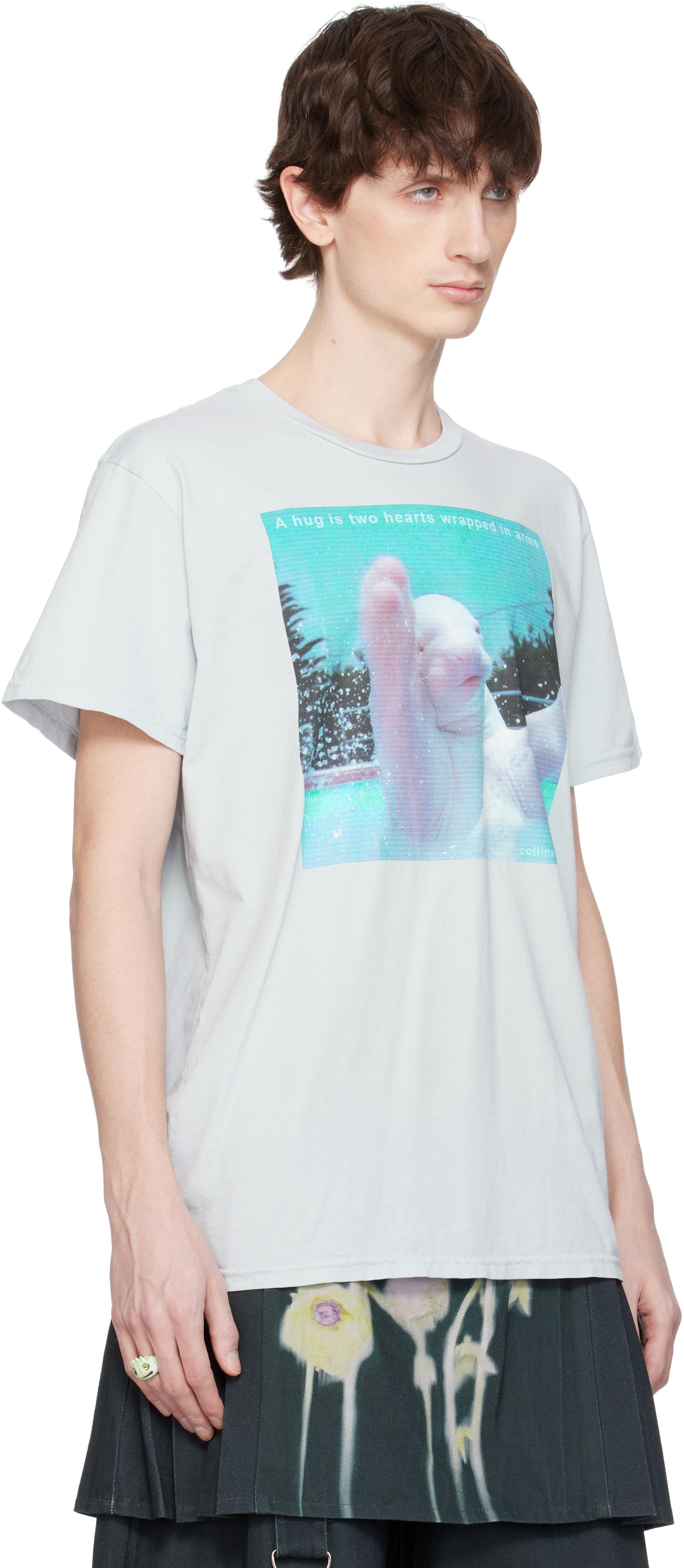 【関税込み】Collina Strada ブルー プレイド ピアス Tシャツ COLLINA STRADA Pierced Tee – VIBE TWLV