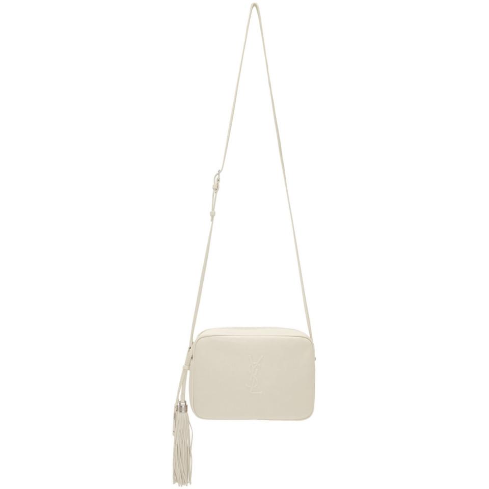 ysl white lou camera bag