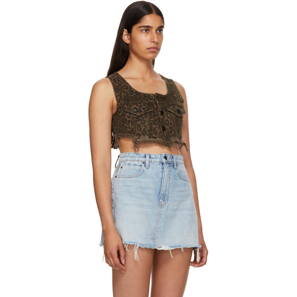 alexander wang denim top