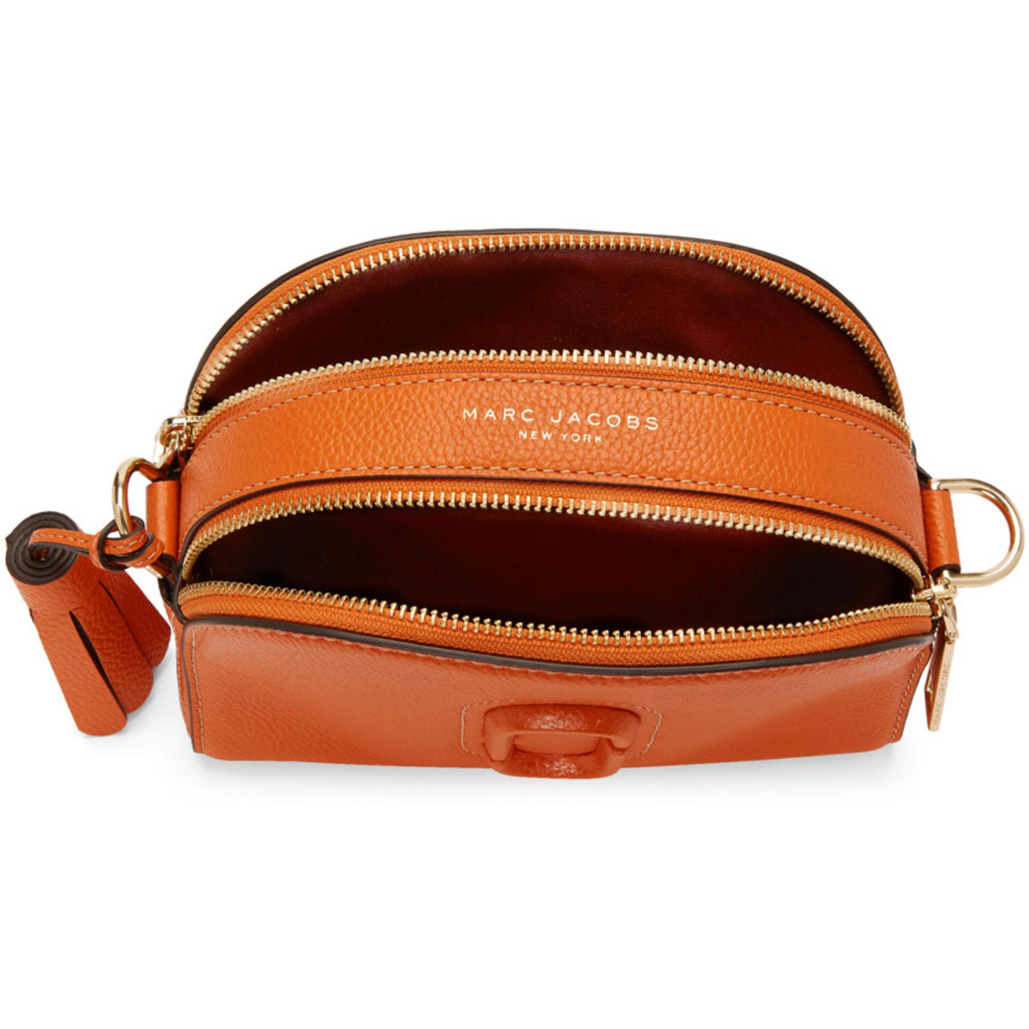 Marc Jacobs Leather Orange Shutter Camera Bag Lyst