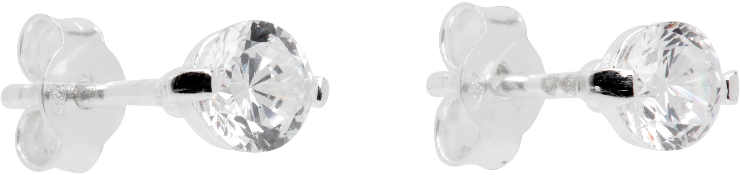 Hatton Labs シルバー Round S ピアス メンズ Hatton Labs シルバー Round S ピアス ブラック | Lyst