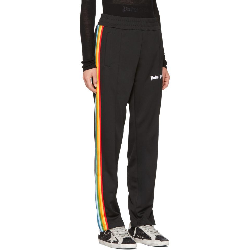 palm angels track pants rainbow