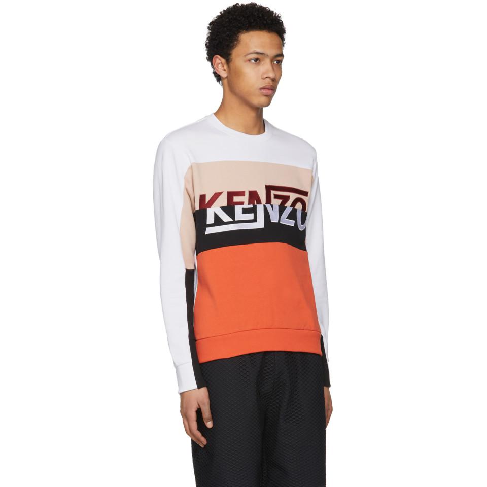 kenzo colorblock sweater
