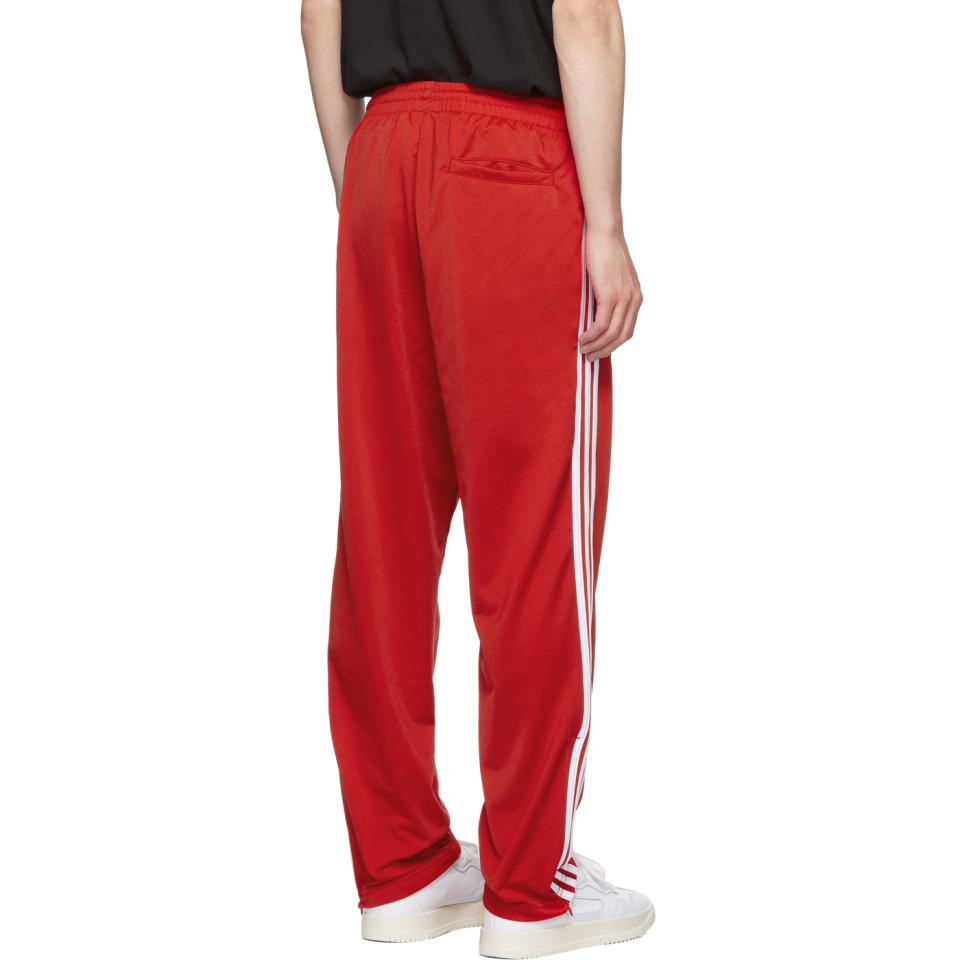 adidas Red Firebird Track Pants | Lyst