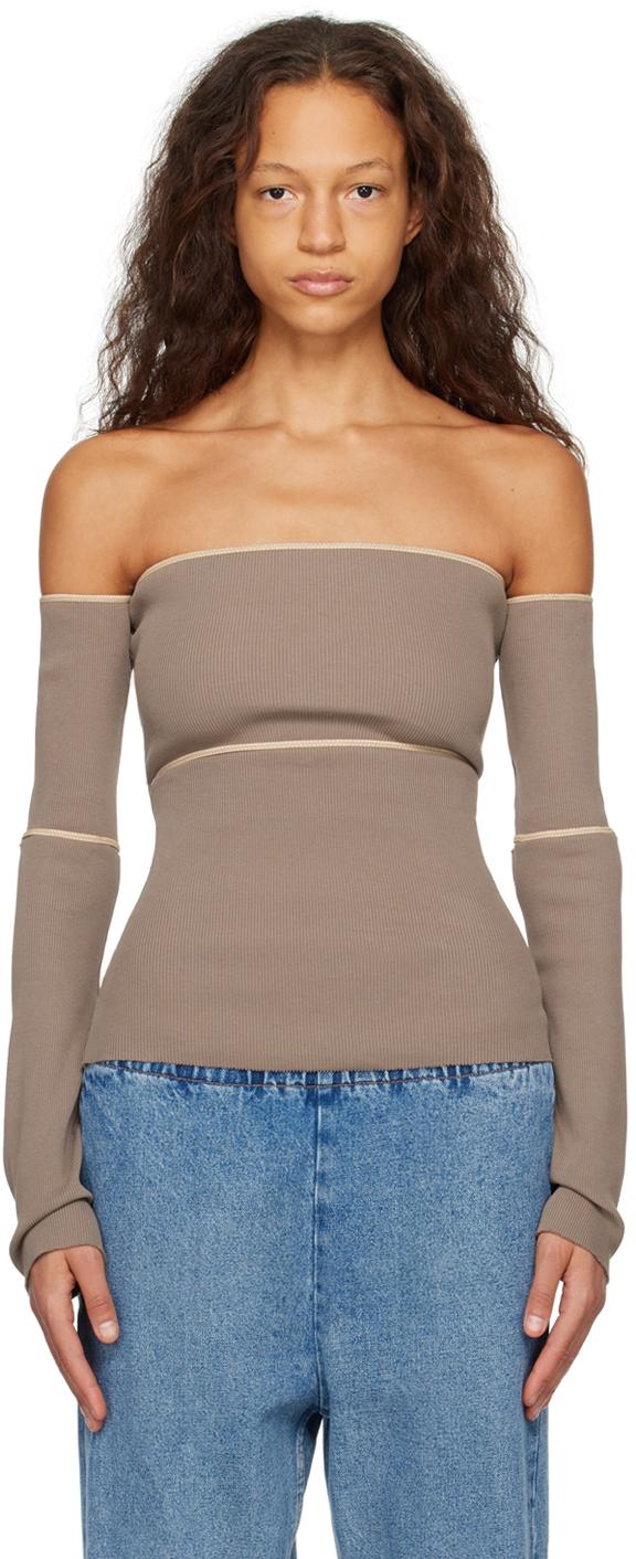 MM6 by Maison Martin Margiela レディース ブルー トープ オフ  