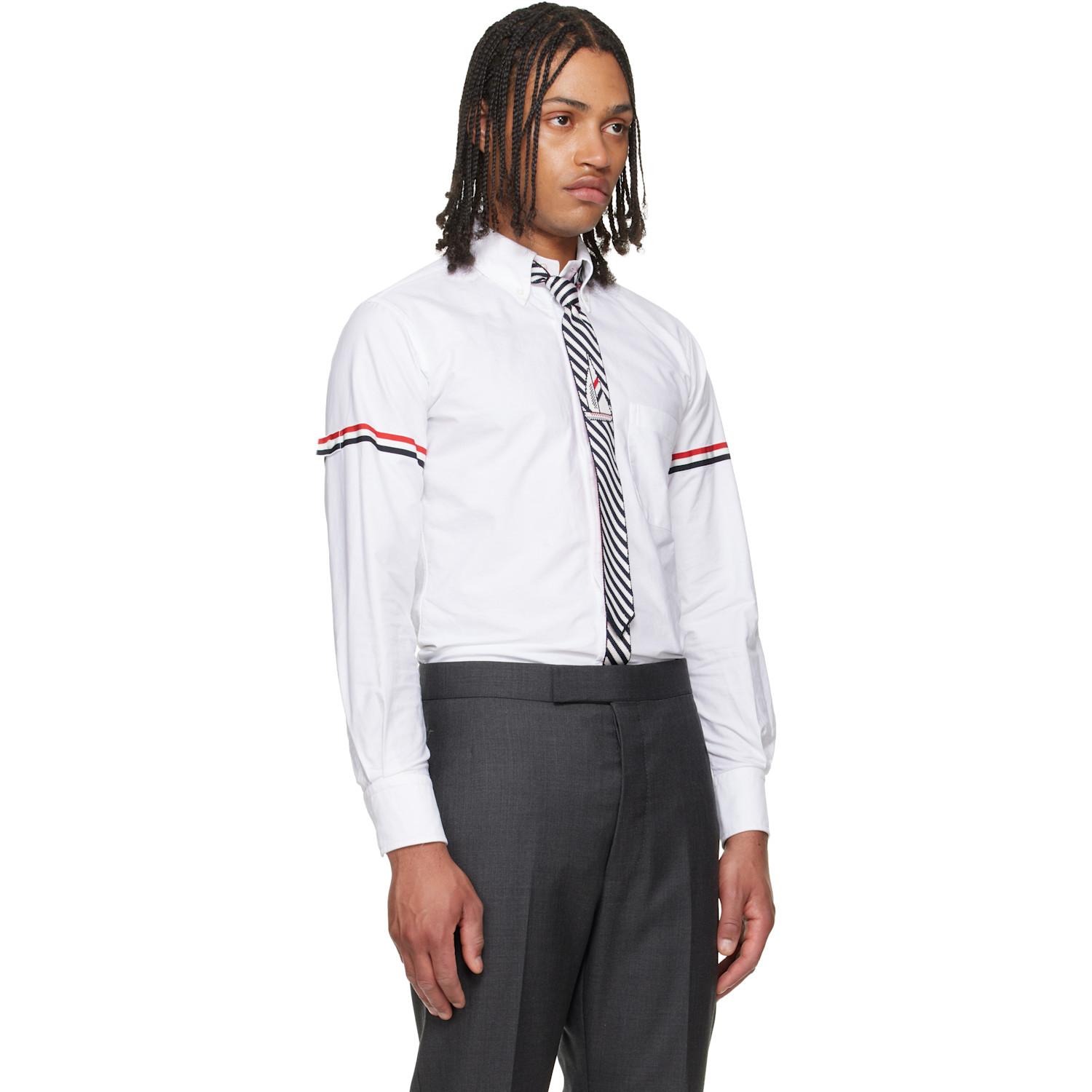 thom browne dress shirt Thom Browne 4-Bar Cotton Shirt main image 0