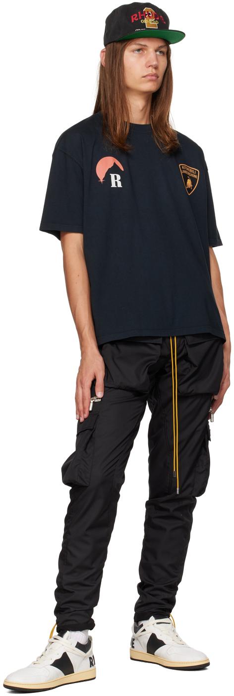 Rhude Black Lamborghini Moonlight T-shirt for Men | Lyst