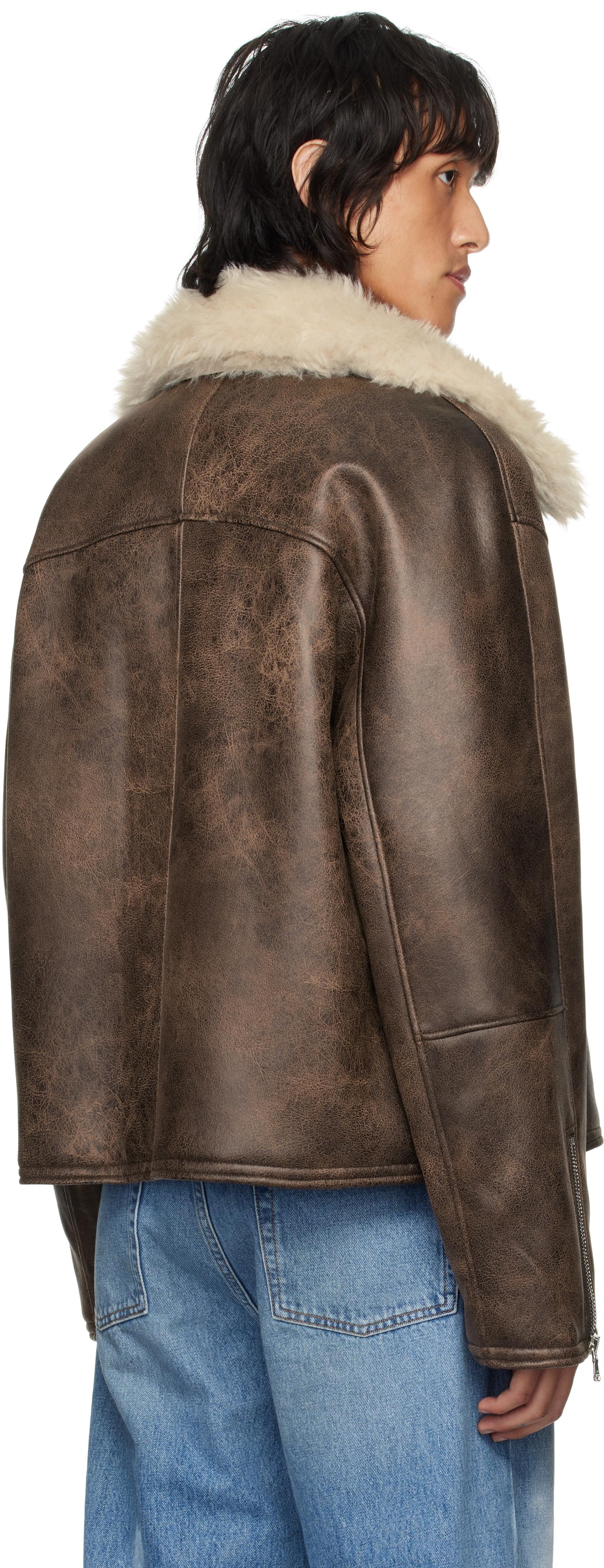 Séfr Asante Faux-leather Jacket in Black for Men | Lyst