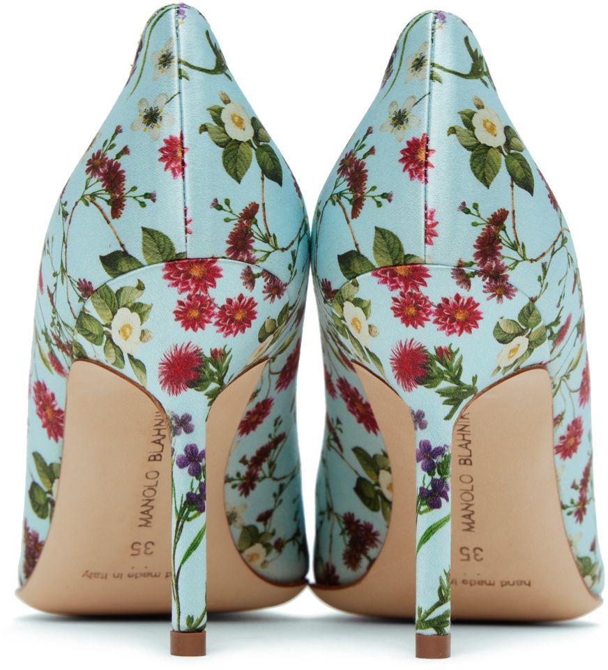 Manolo Blahnik Blue Bb Pumps in Black | Lyst