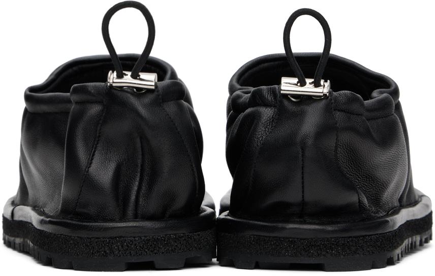 【関税込み】Dries Van Noten ブラック シアリング スリッパ Dries Van Notenのブラック シアリング スリッパがセール中