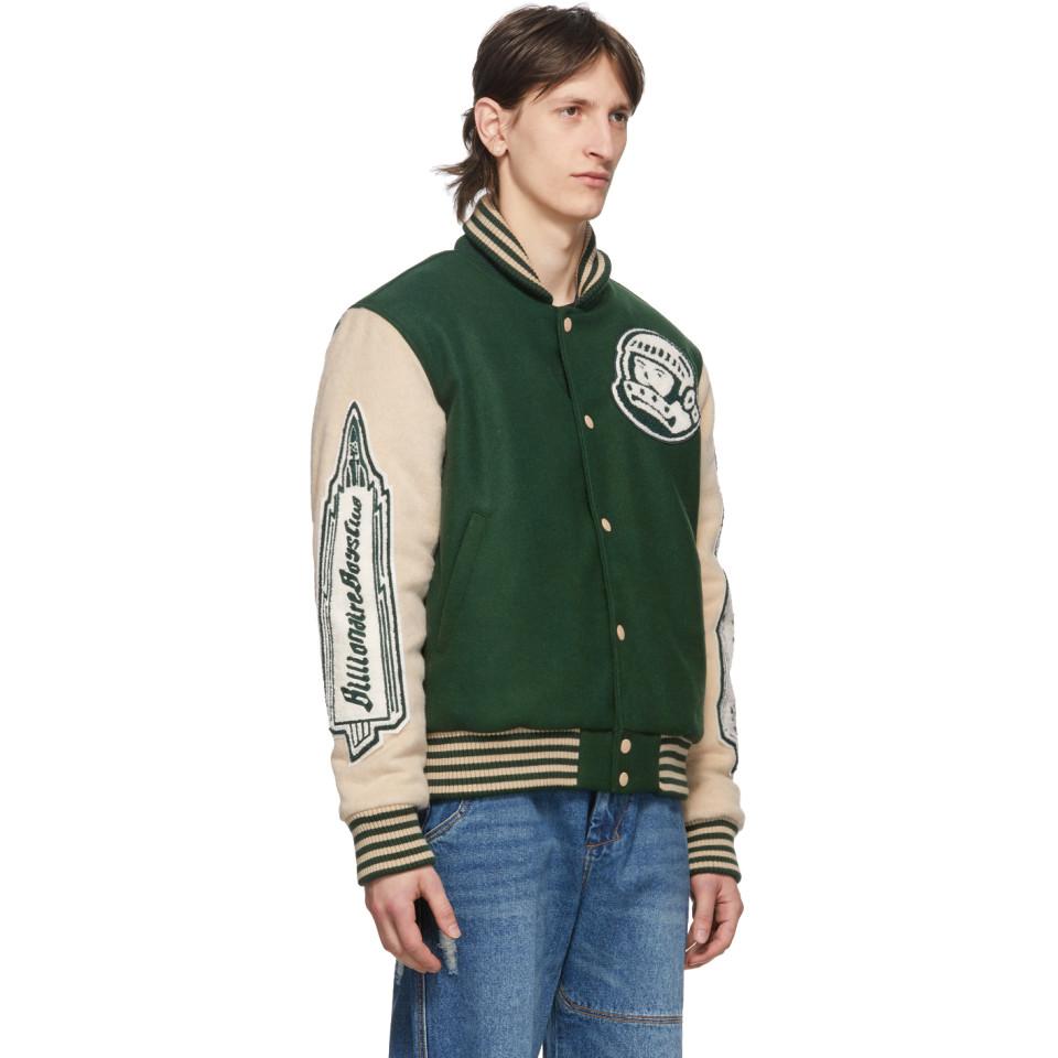 BBCICECREAM Wool Green Astro Varsity Jacket for Men - Save 22% - Lyst