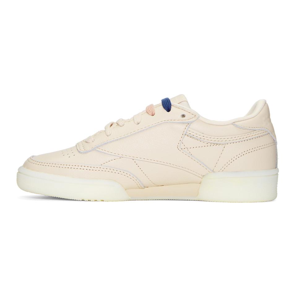 reebok classics pink face stockholm edition club c 85 sneakers
