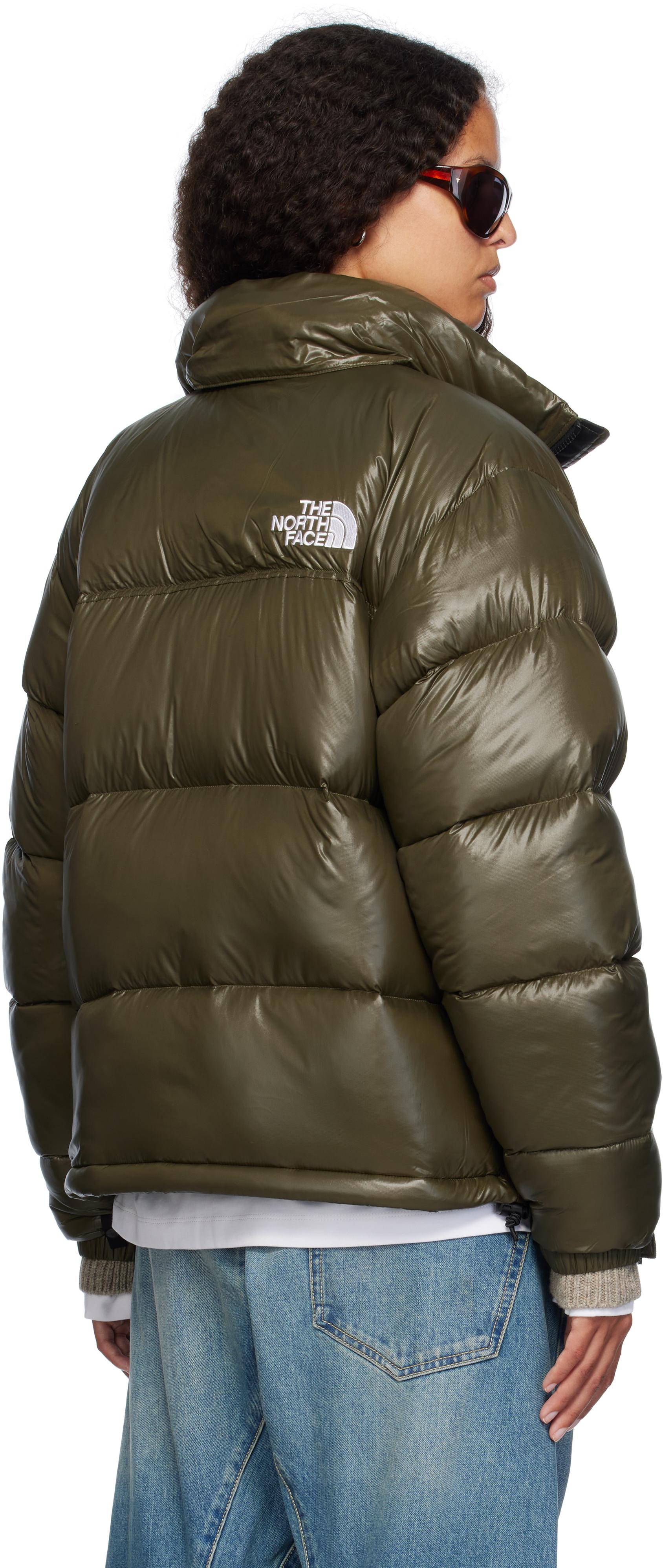 The North Face Ssense Exclusive Khaki 1996 Retro Shine Nuptse Down