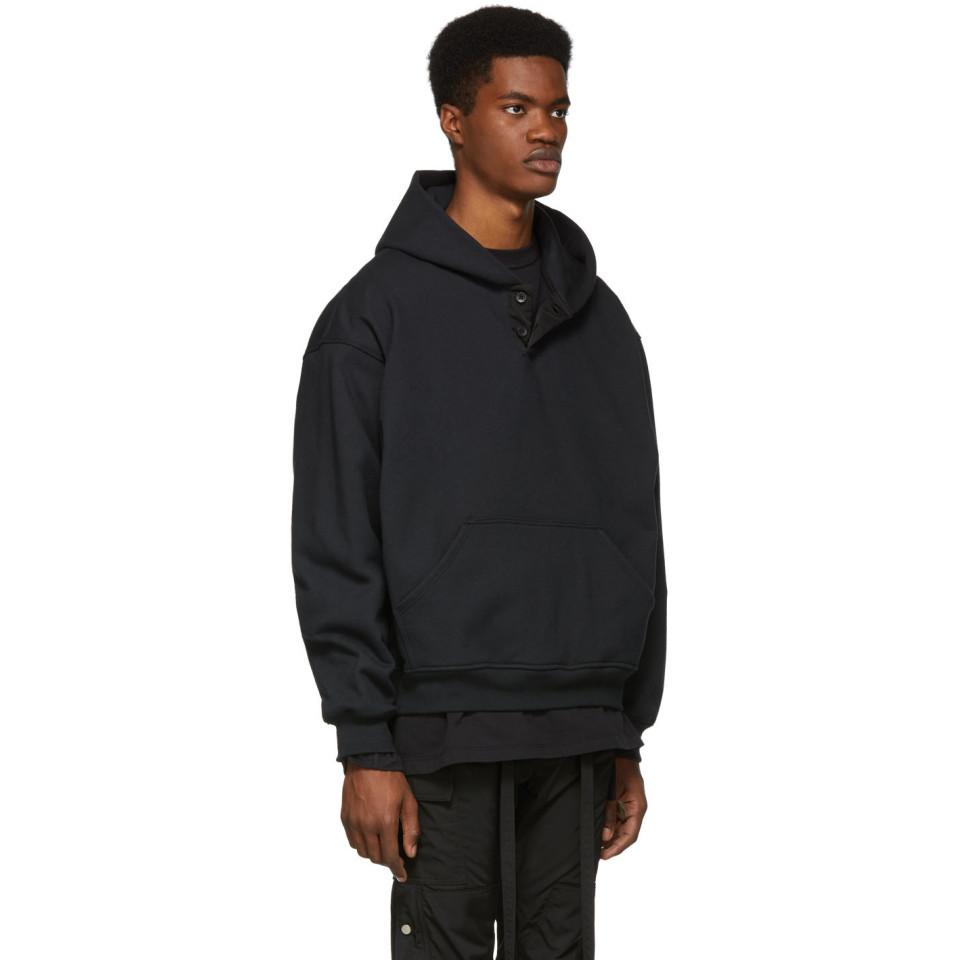 everyday henley hoodie