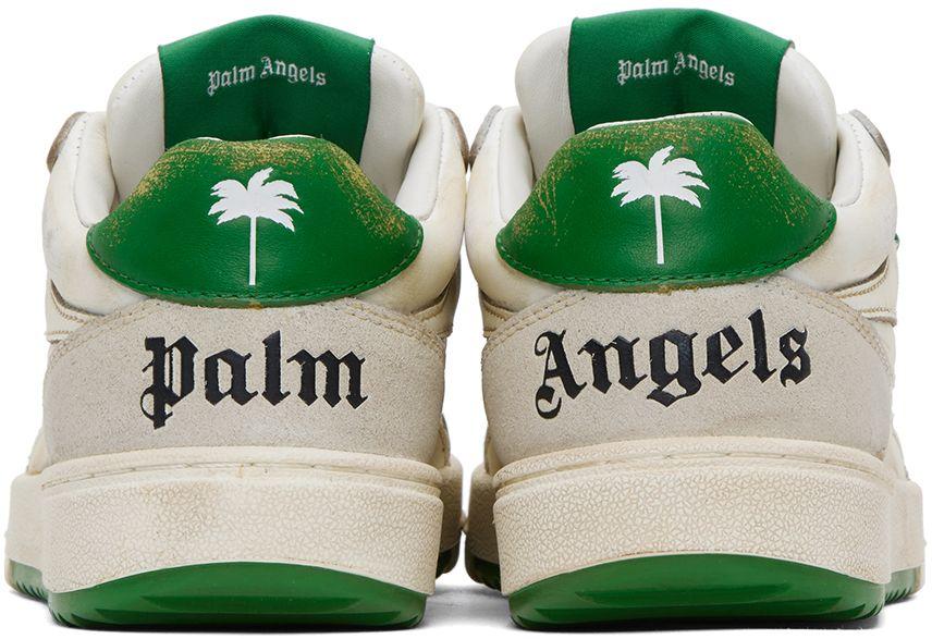 Palm Angels Off-white & Green University Sneakers in Black for Men | Lyst