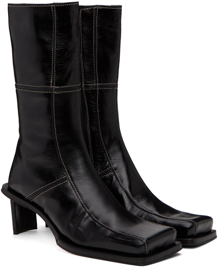 【関税込み】Miista ブルー Amparo ブーツ MIISTA AMPARO DENIM BOOTS | Blue Women's Boots | YOOX