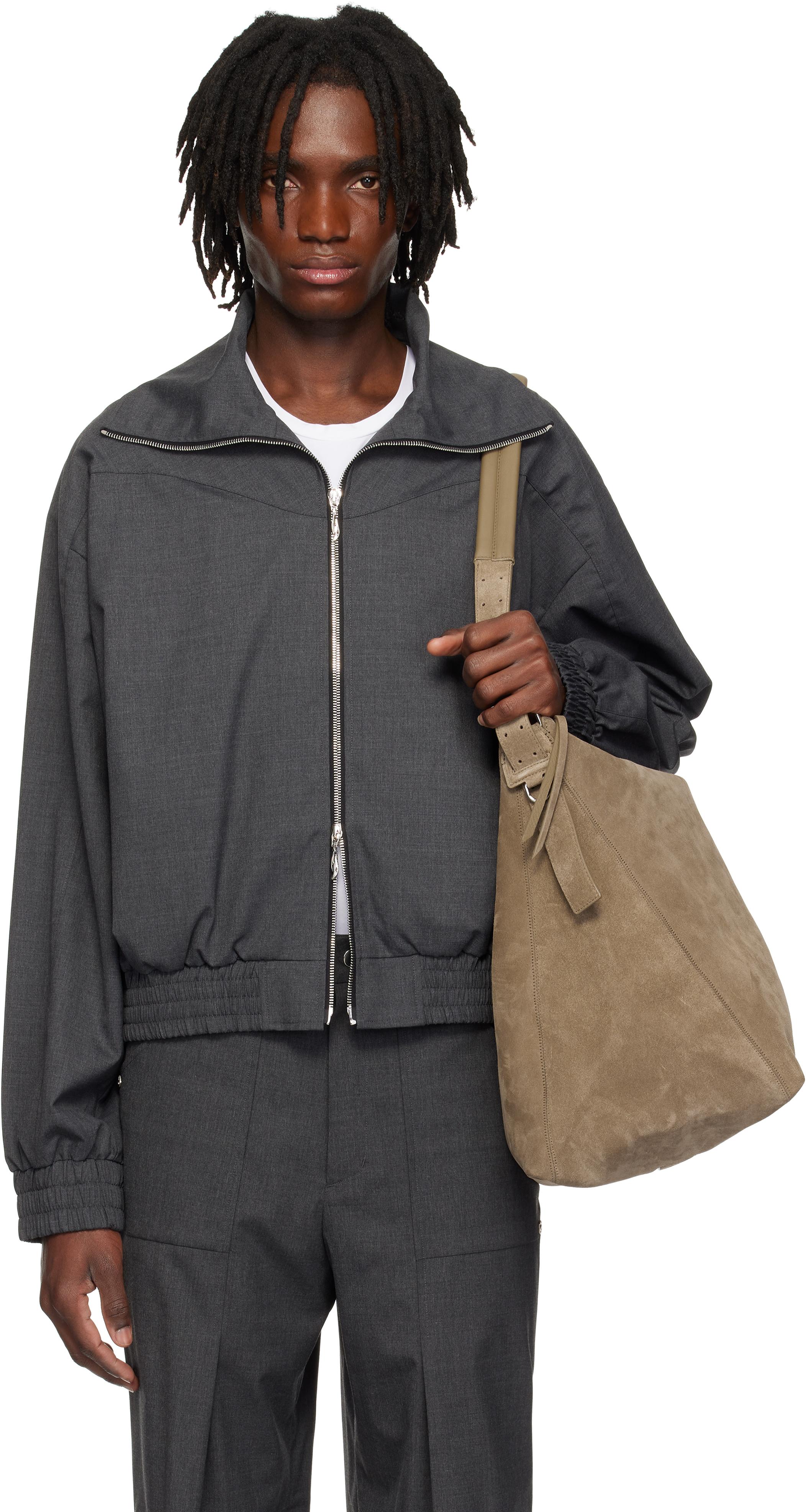 Black Akaza Jacket by CMMAWEAR on Sale