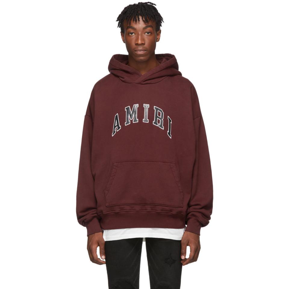 Amiri college hoodie clearance