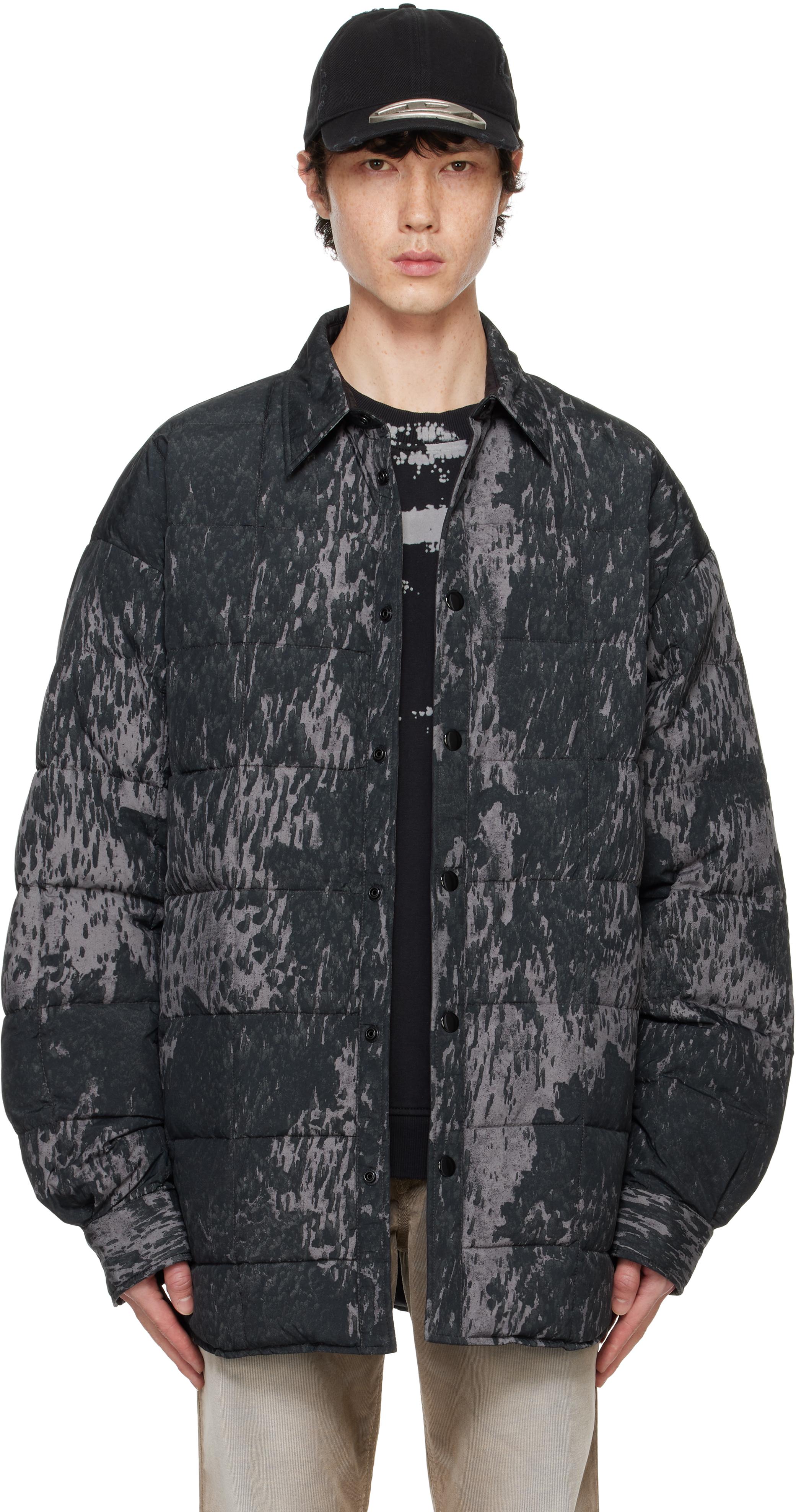 KENZO メンズ ブラック Tiger ナイロンコーチジャケット ジャケット KENZO メンズ ブラック Tiger ナイロンコーチジャケット ジャケット