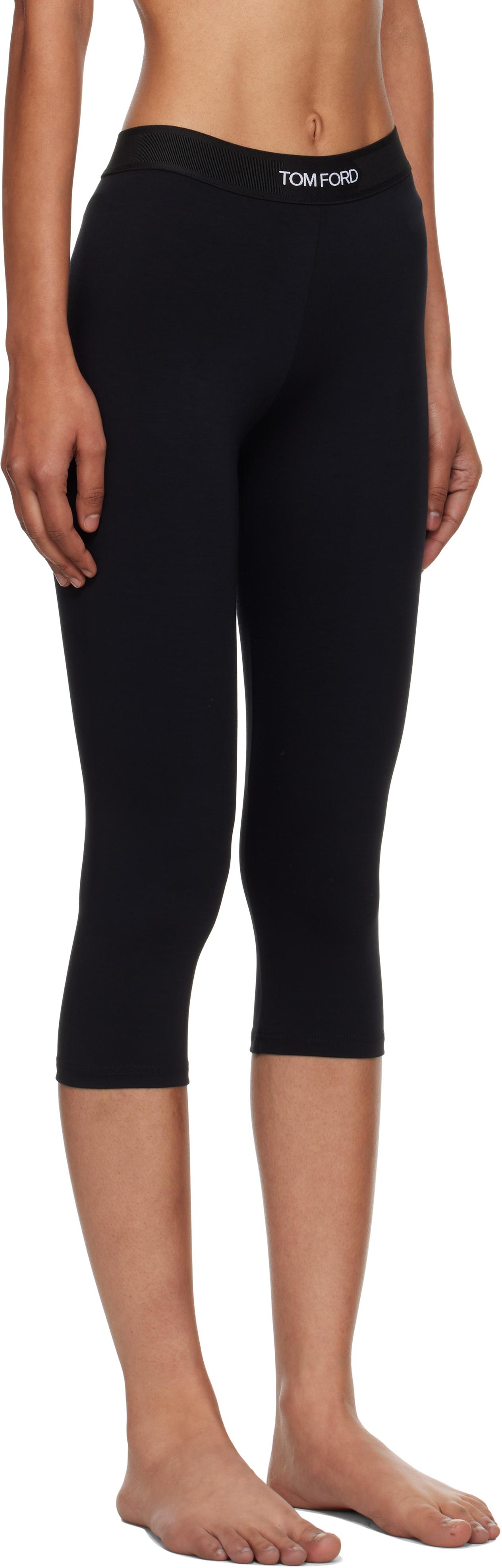 パンツ TOM FORD WOMEN Yoga Pants Military Green Tom Ford Leopard-print Tights in Green | Lyst