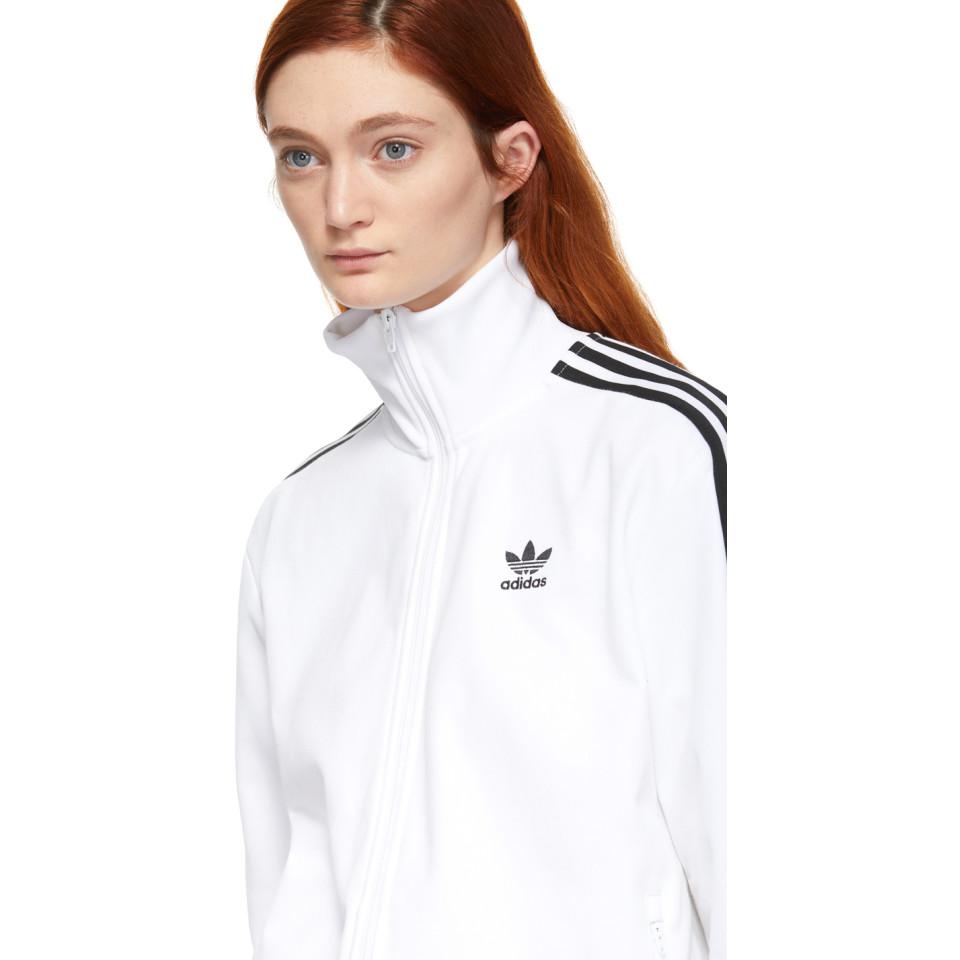 white beckenbauer track jacket