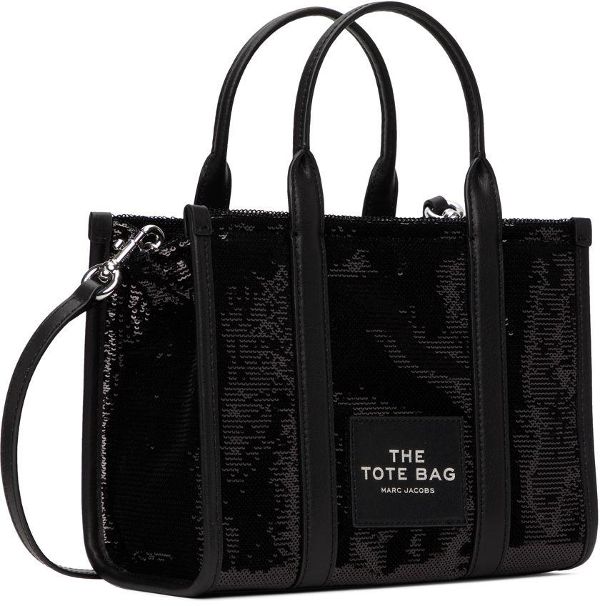 Cheap Marc Jacobs Tote Bags - Womens Sequin Micro Black