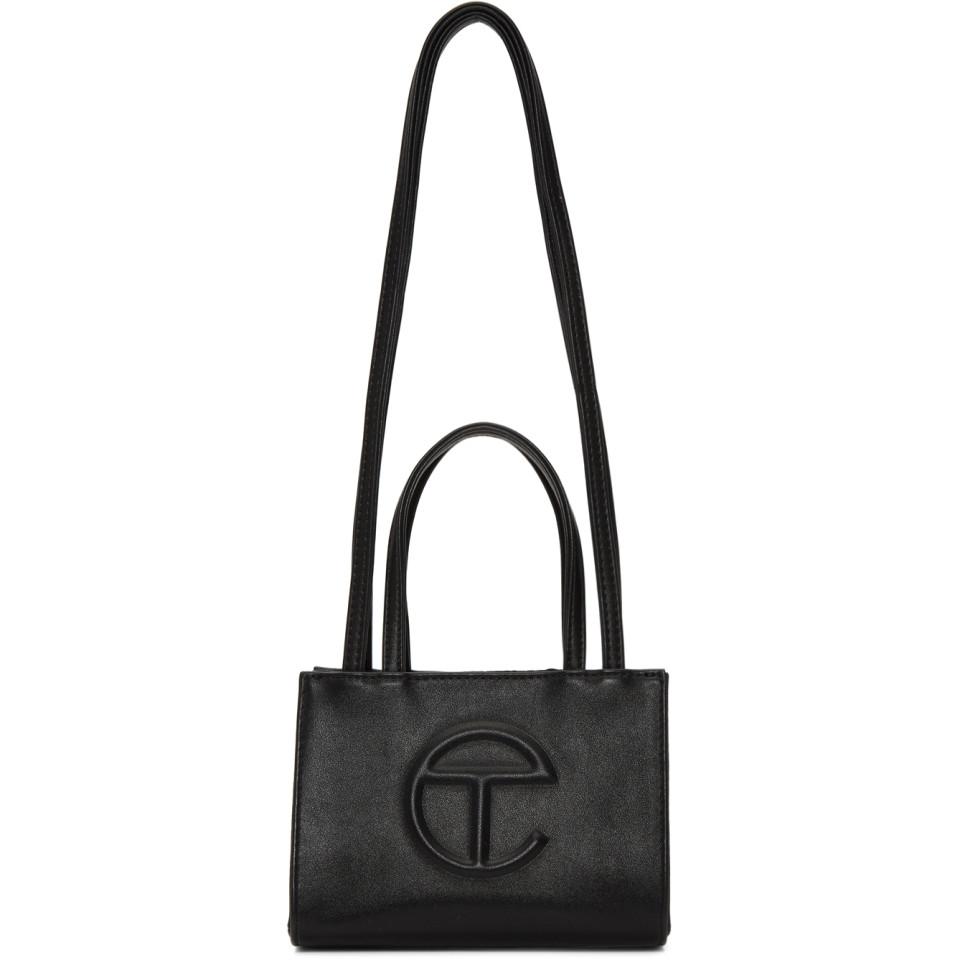 Telfar Small Shopping Bag - Black Patent • Price »