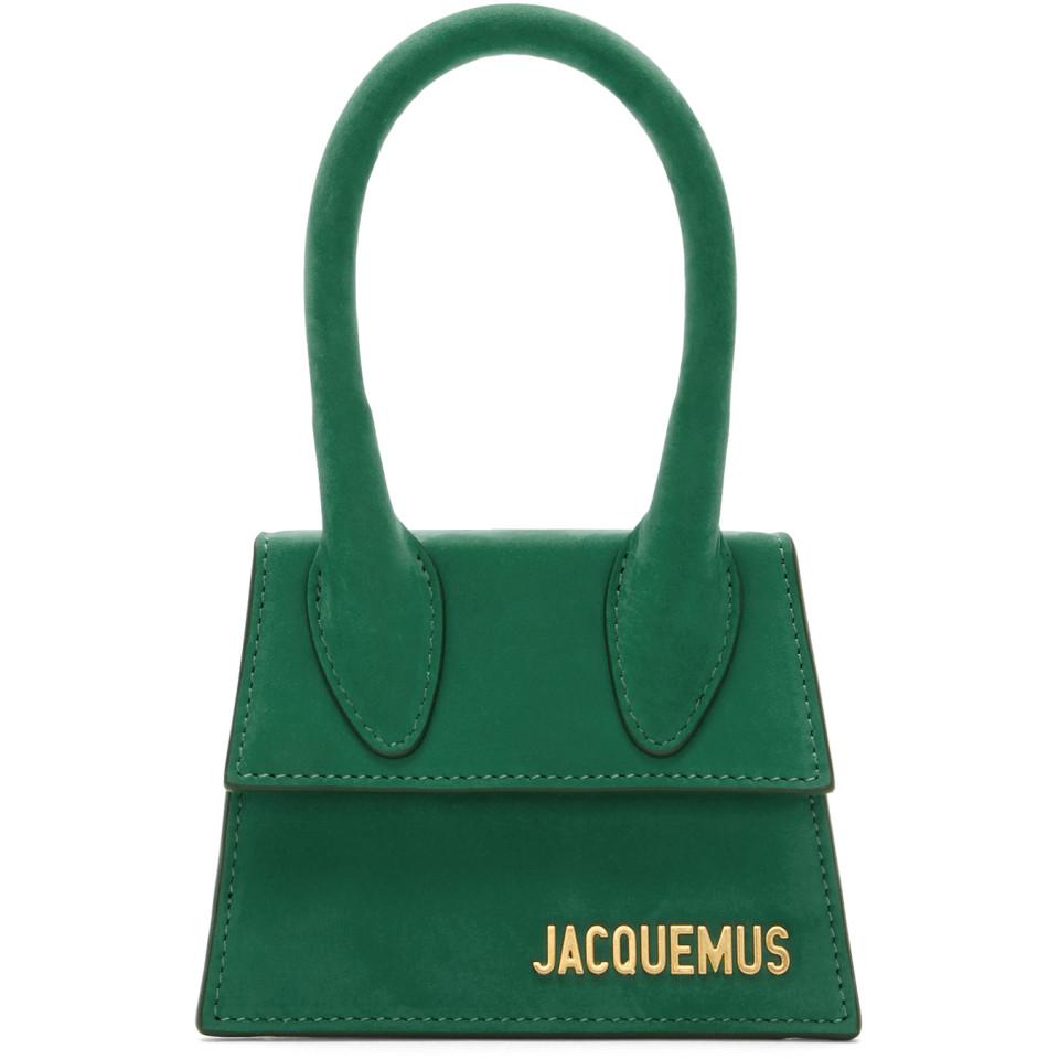 Jacquemus Green Suede Le Sac Chiquito Bag - Lyst