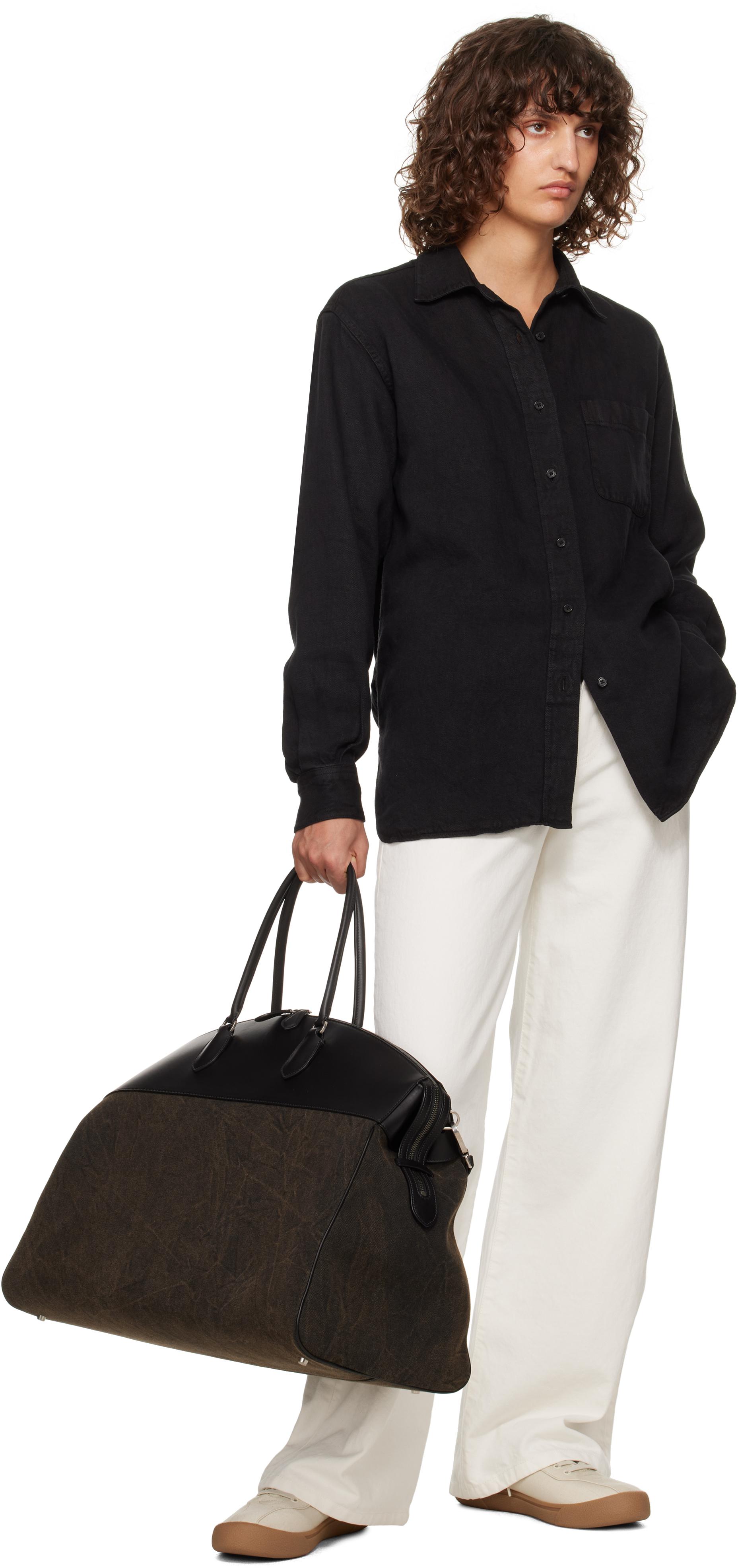 The Row Xl George Duffle Bag in Black | Lyst UK