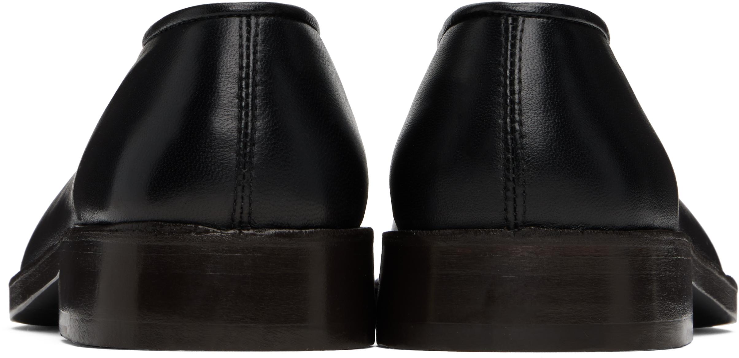 【関税込み】LEMAIRE ブラック Flat Piped スリッポン LEMAIRE - 【残り一点】Flat Piped Slippers | ACRMTSM ONLINE STORE