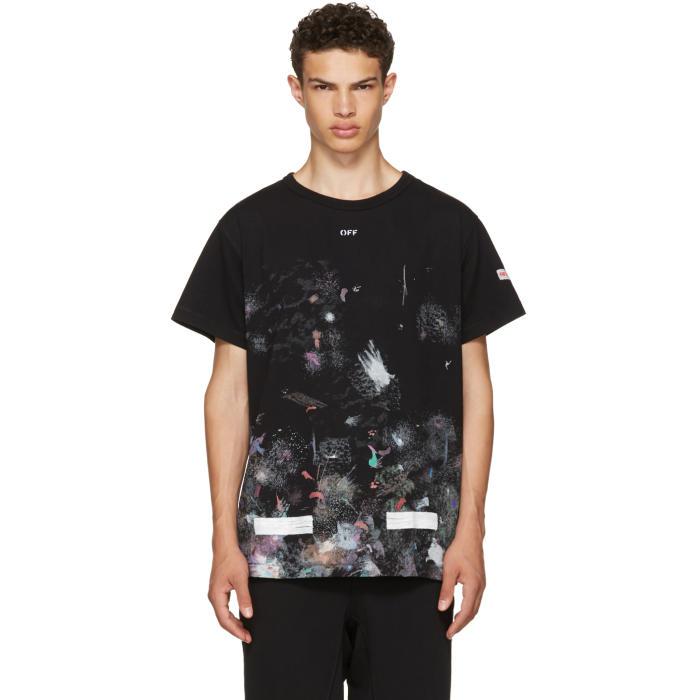 off White Galaxy Tシャツ