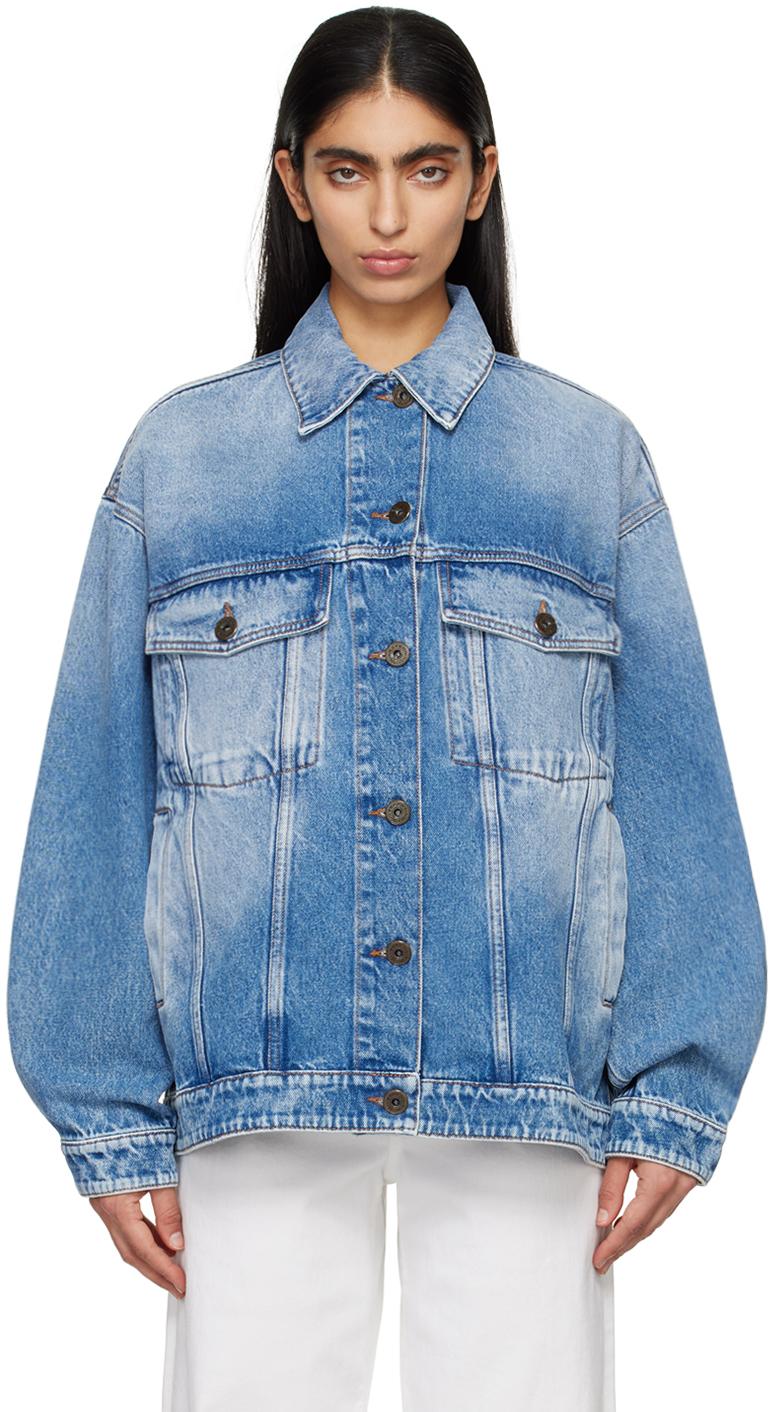Max mara denim jacket hotsell