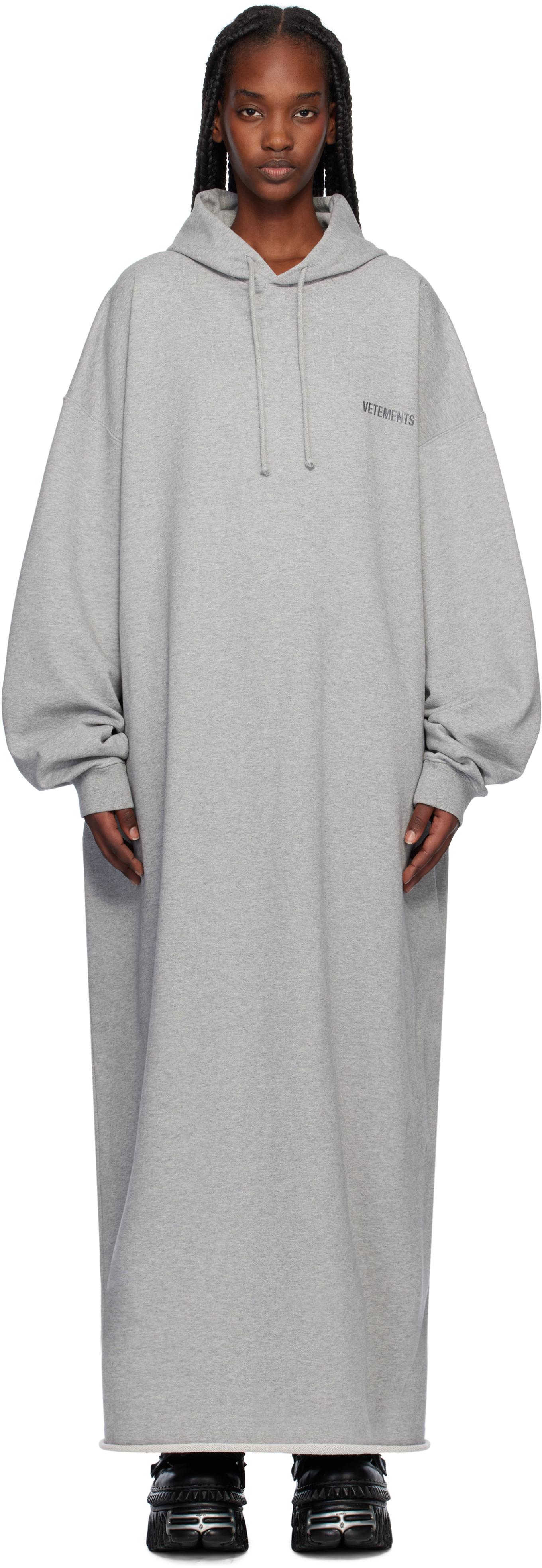 Vetements hoodie dress hotsell