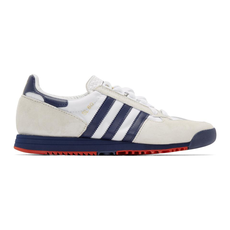 adidas Originals Synthetic Sl 80 Trainers in White for Men | Lyst