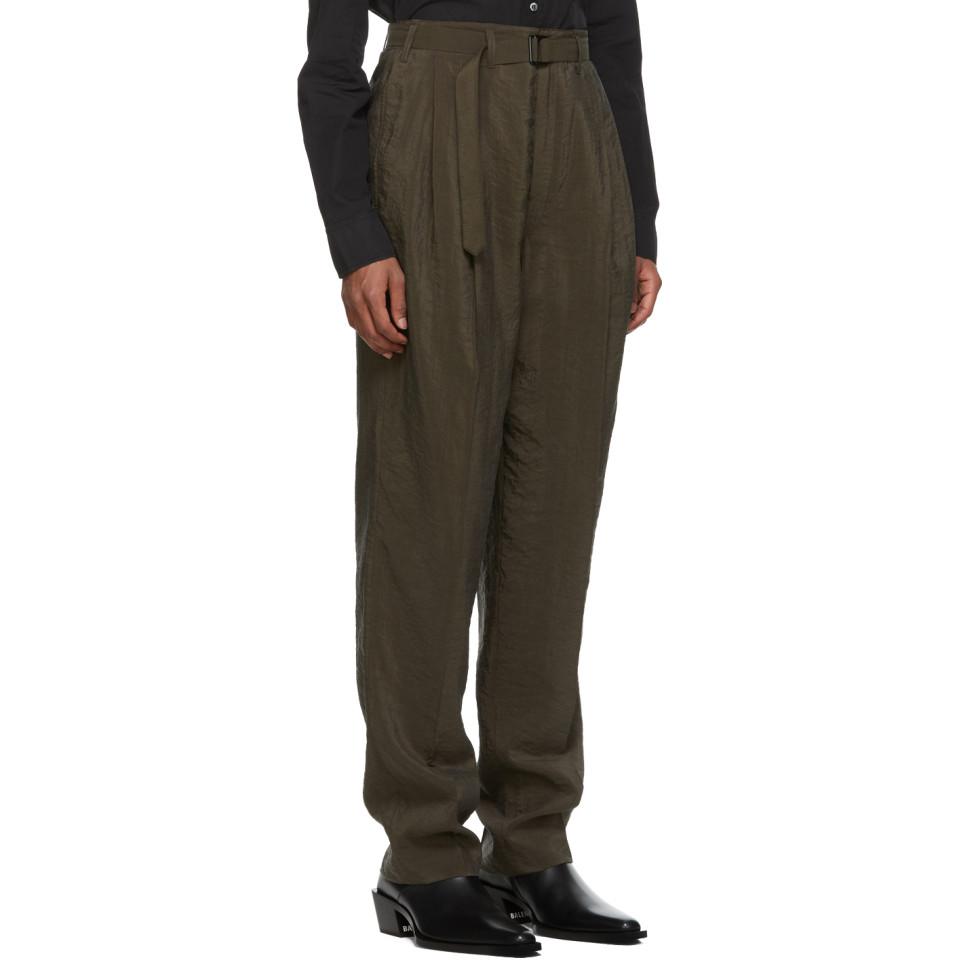 lemaire silk pants