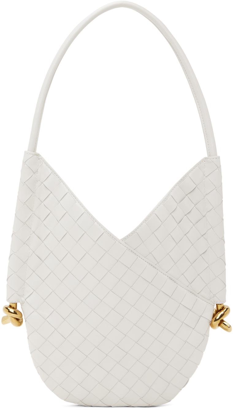 Bottega Veneta レディース ホワイト スモール Solstice ショルダー 