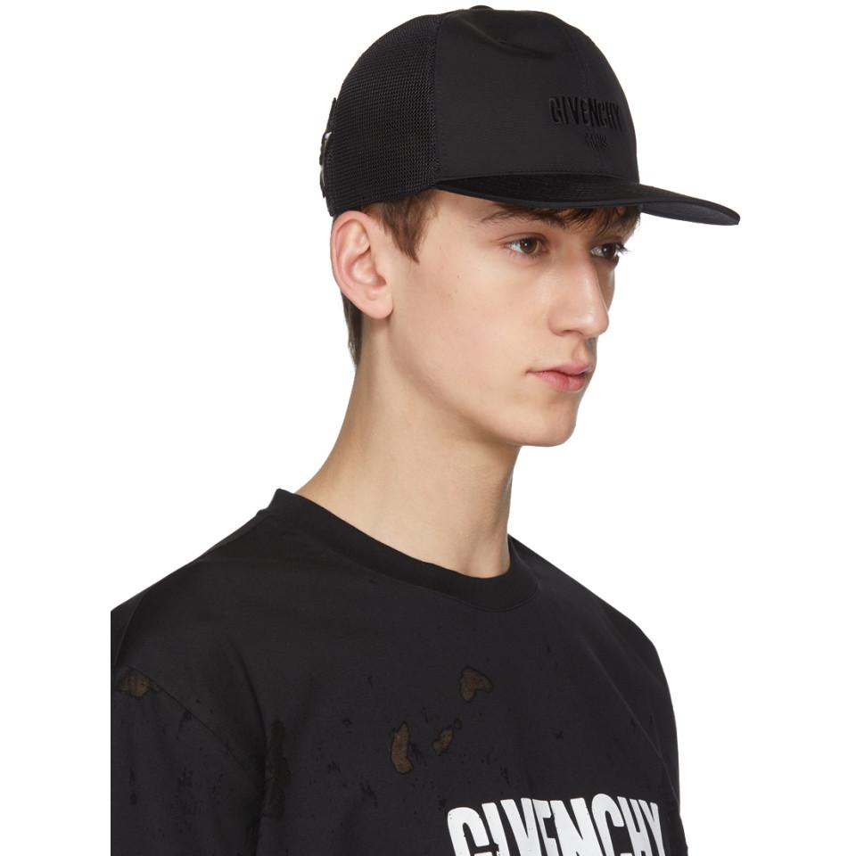 Givenchy Canvas Black Three-star Logo 