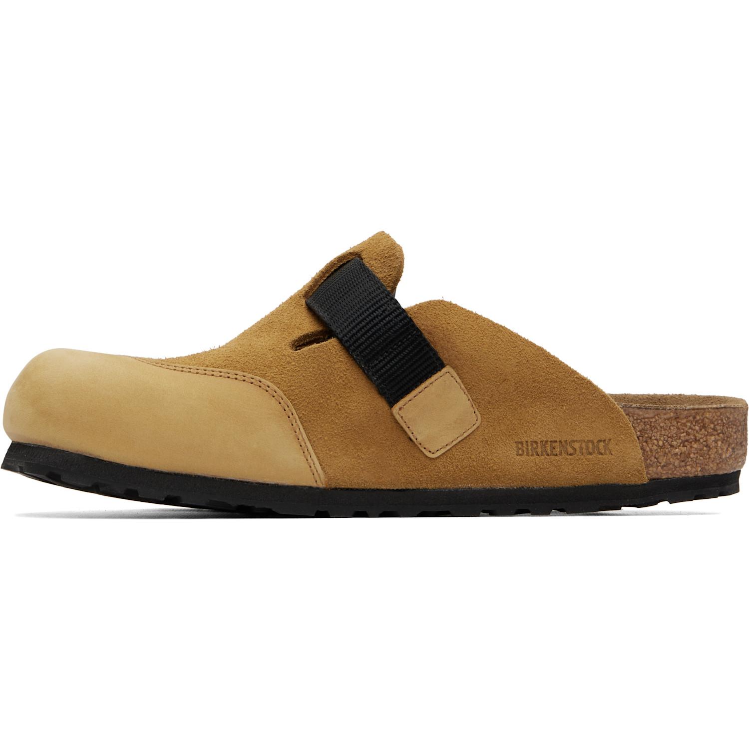 Birkenstock Men\'s Suede Moc Toe Slip-On Loafers - Tan Brown Step into style and comfort with the Birkenstock Men main image 3